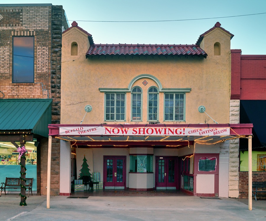 The Buffalo Theatre, which opened in 1921 as a movie theater and remained in the same family for 39 years in Pawnee, the seat of Pawnee County, Oklahoma, which also overlaps the Pawnee Nation, whose people were among thousands of American Indians forcibly removed from eastern lands and relocated to what was called the "Indian Nation" in the 1800s