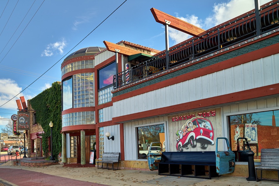 Eskimo Joe's restaurant and bar in Stillwater, a key agricultural center in Oklahoma, is a popular gathering spot