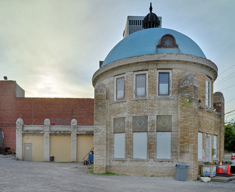 The Blue Dome, an inauspicious structure now owned by the City of Tulsa that has great appeal and significance to the community, so much so that a whole city district is named after it