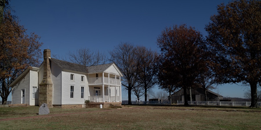 The Will Rogers Birth Home site, near Oologah, Oklahoma