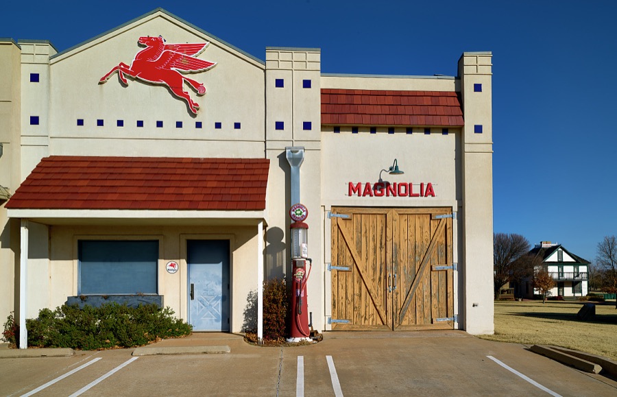 A portion of the National Route 66 Museum in Elk City, Oklahoma, along the historic "Mother Road" that ran (and still does in limited sections) from Chicago, Illinois, to Santa Monica, California