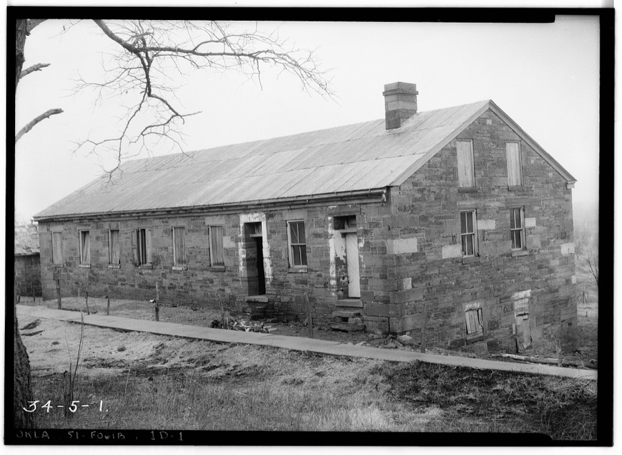 Fort Gibson, Commissary Building, Garrison Avenue, Fort Gibson, Muskogee County, OK
