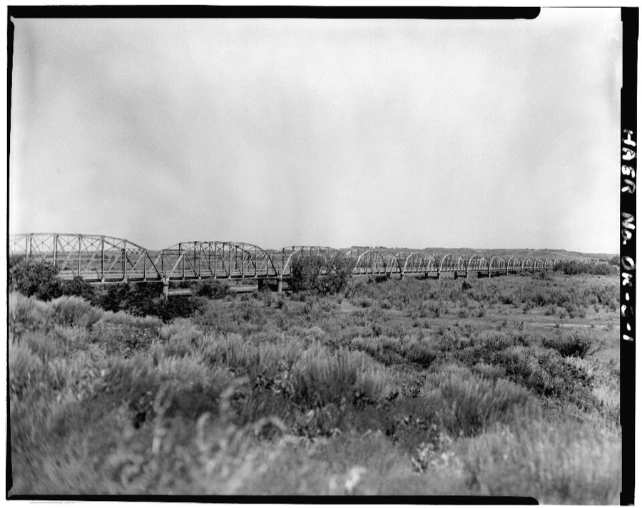 Pack Saddle Bridge, Spanning South Canadian River, U.S. Route 283, Roll, Roger Mills County, OK
