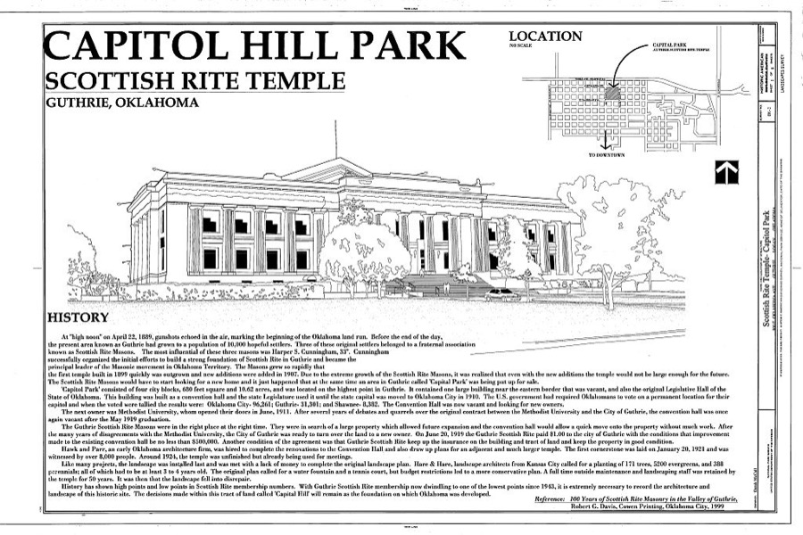 Capitol Park, 900 East Oklahoma Avenue, Guthrie, Logan County, OK