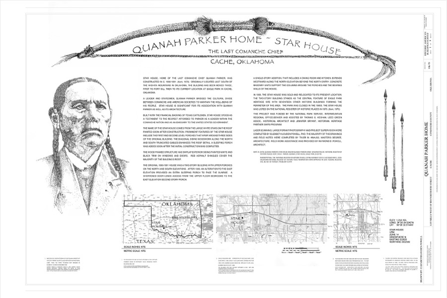 Quanah Parker Home, 0.55 miles west of 810 North 8th Street, Cache, Comanche County, OK