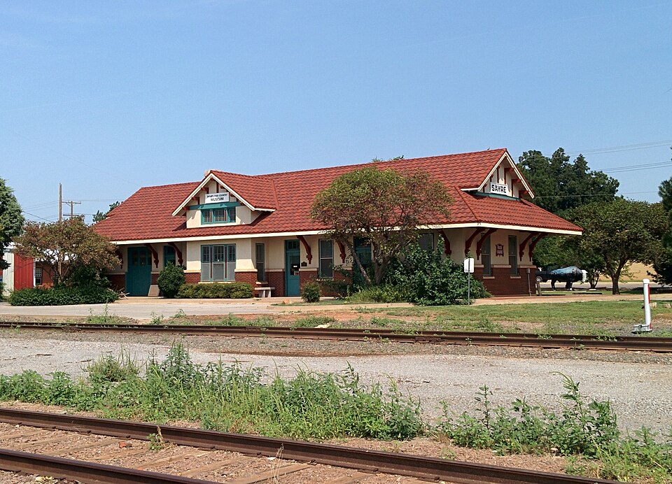 Photograph of Sayre Rock Island Depot