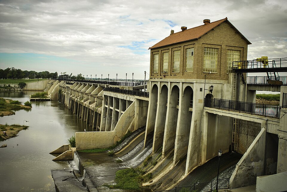Photograph of Lake Overholser Dam