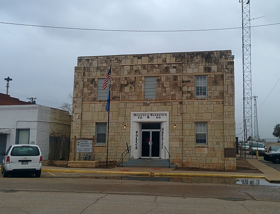 Photograph of Hollis City Hall and Jail