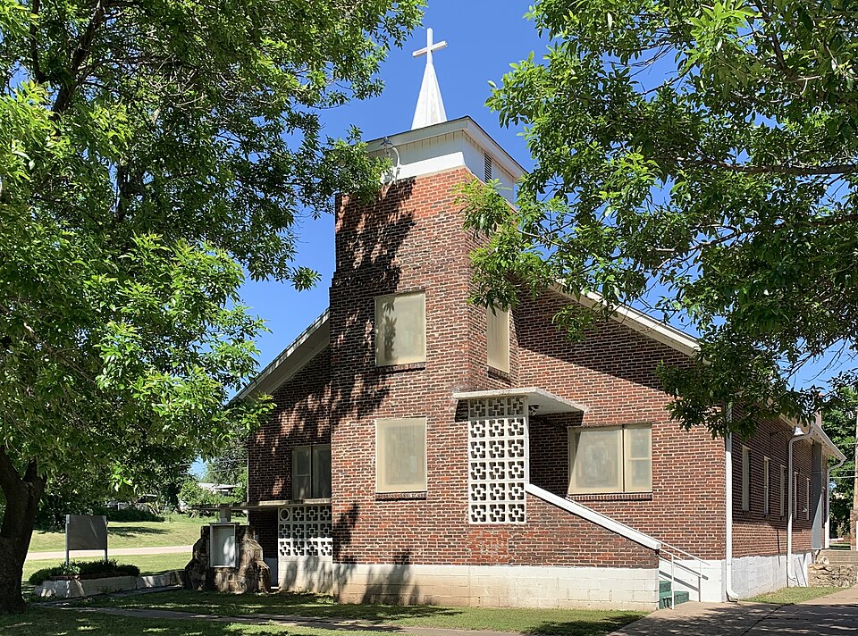 Photograph of St. John Baptist Church and Rectory