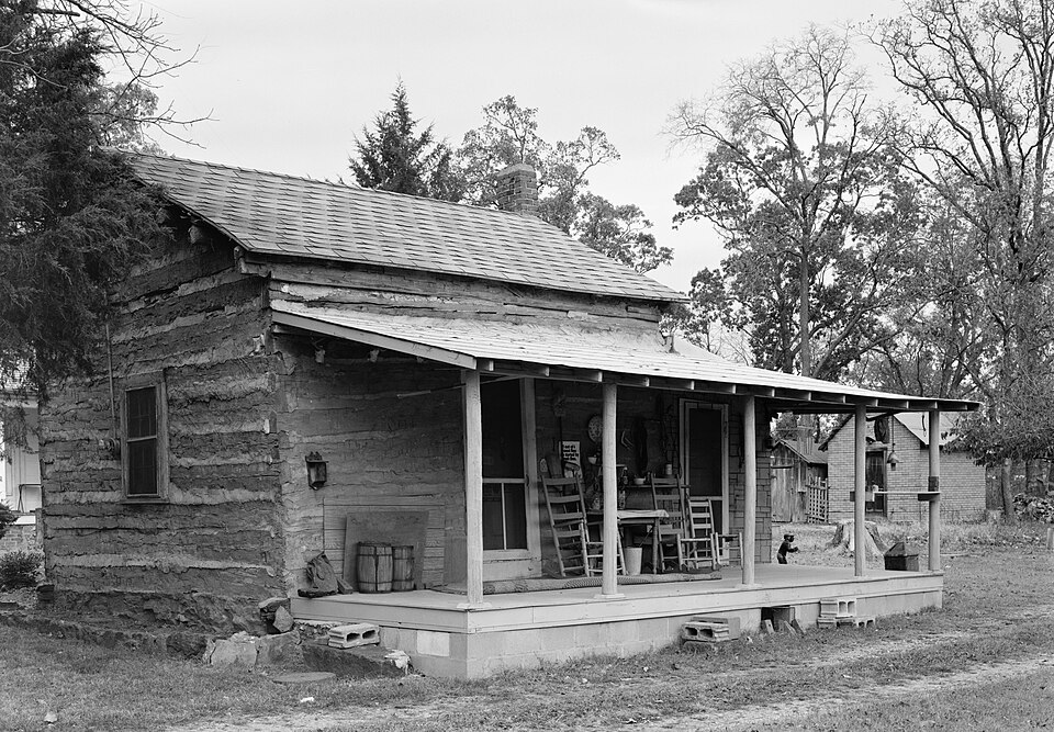Photograph of Dr. Irwin D. Loeser Log Cabin