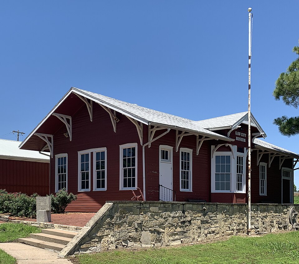 Photograph of Kaw City Depot