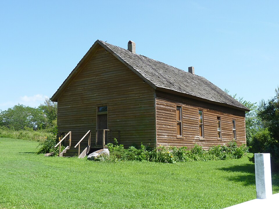 Photograph of Modoc Mission Church and Cemetery
