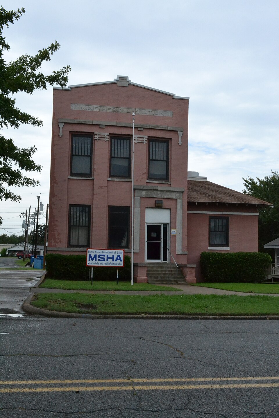 Photograph of Mine Rescue Station Building