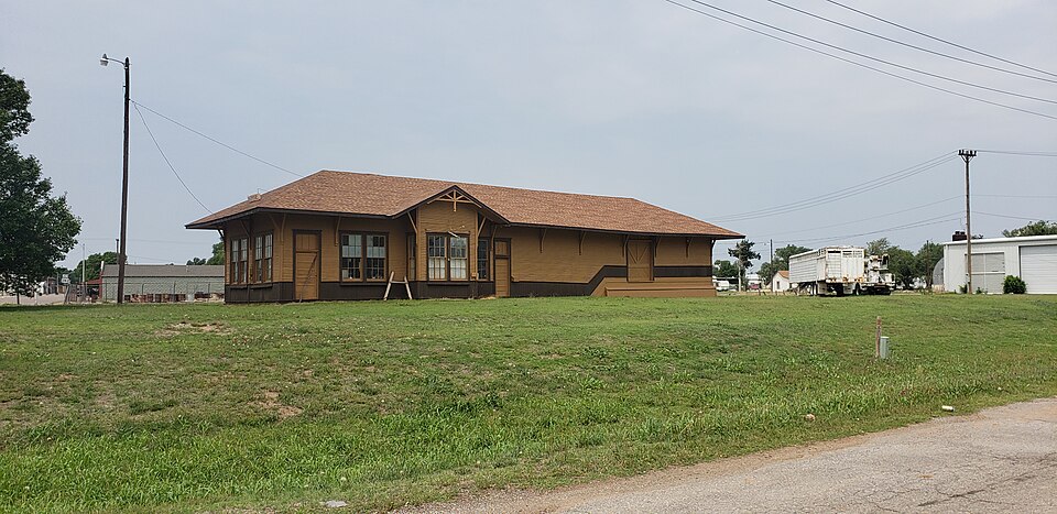 Photograph of M. K. and T. Depot in Laverne