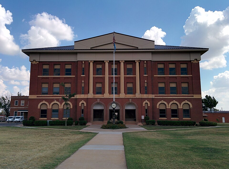 Photograph of Greer County Courthouse