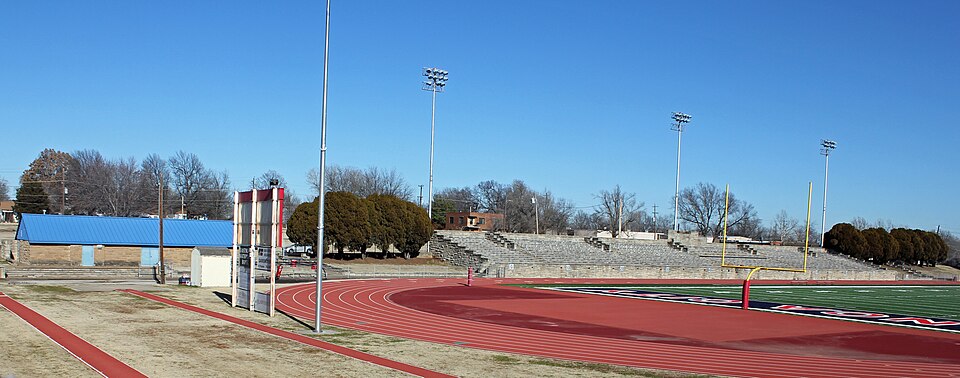 Photograph of Blaine Stadium and Fieldhouse