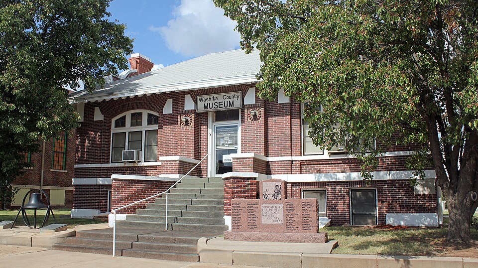Photograph of Cordell Carnegie Public Library