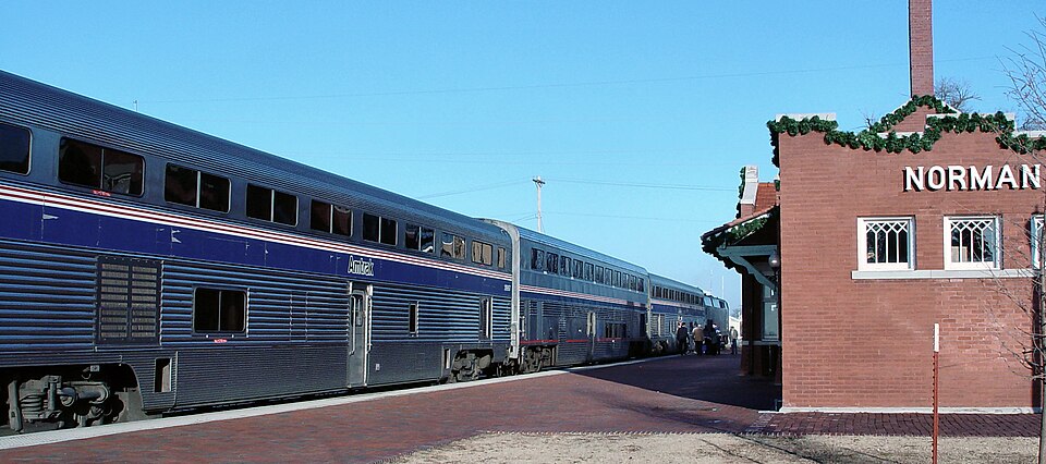 Photograph of Norman station