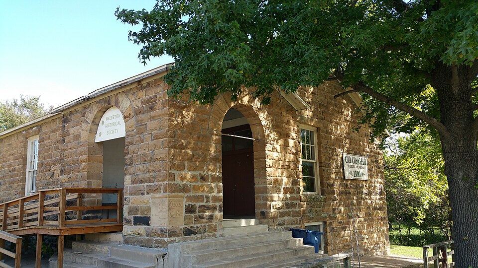 Photograph of Weleetka Town Hall and Jail