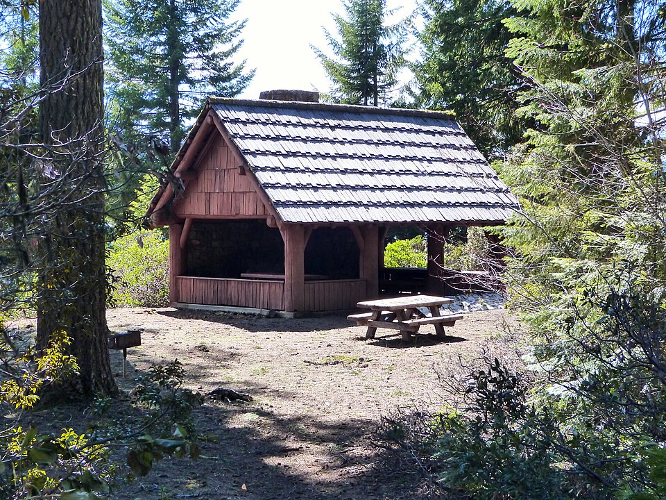 Photograph of Fish Lake Shelter