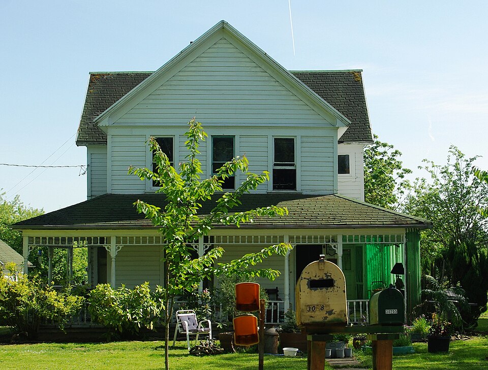 Photograph of William Albert and Anna May Bristow Parrish Farmstead
