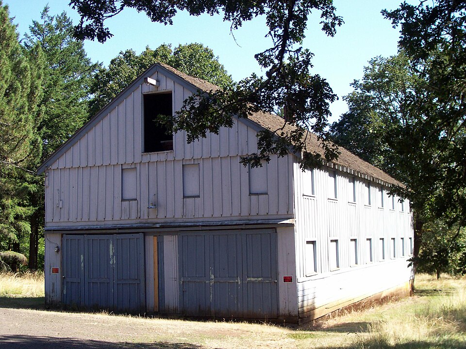 Photograph of Camp Arboretum Sign Shop