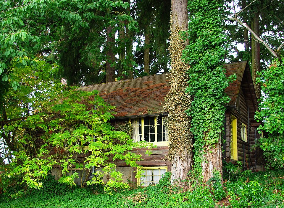 Photograph of Doriot-Rider Log House
