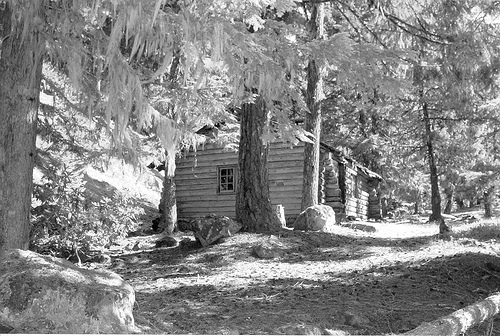 Photograph of Upper Sandy Guard Station Cabin