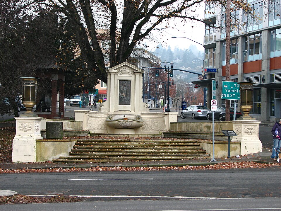Photograph of David Campbell Memorial