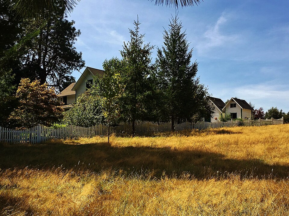 Photograph of John and Carolena Heimuller Farmstead
