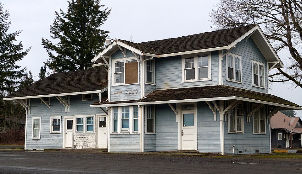Photograph of Grand Ronde Rail Depot