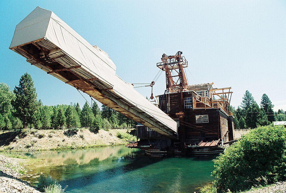 Photograph of Sumpter Valley Gold Dredge