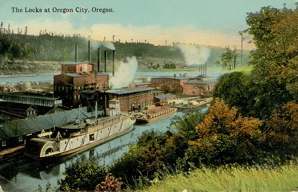 Photograph of Willamette Falls Locks