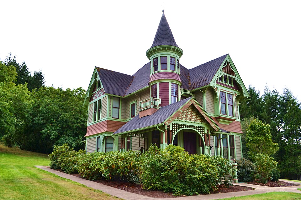 Photograph of Charles and Anna Drain House