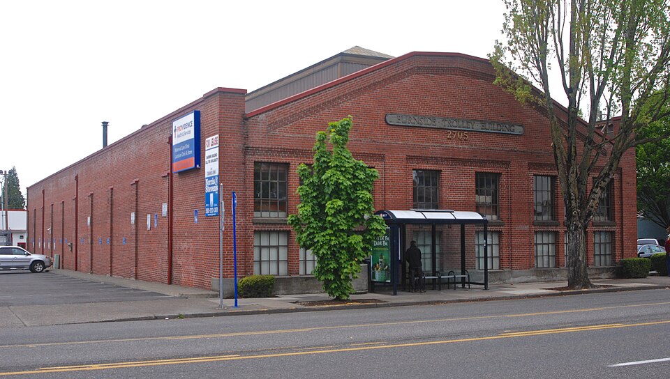 Photograph of Burnside Trolley Building