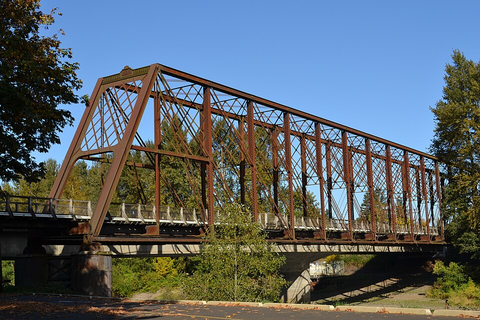 Photograph of Oregon Railway and Navigation Company Bridge