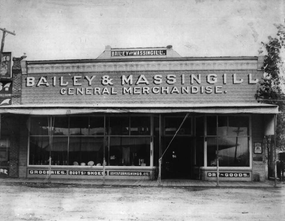 Photograph of Bailey and Massingill Store