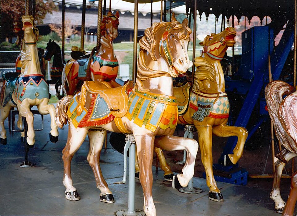 Photograph of William F. Mangels Four-Row Carousel