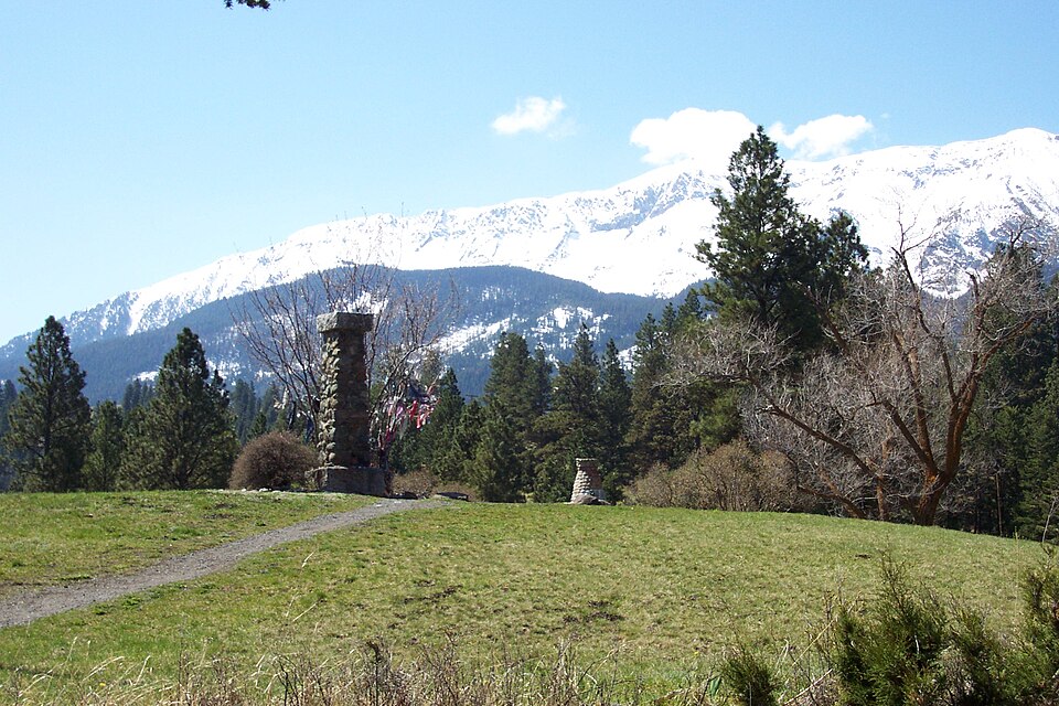 Photograph of Old Chief Joseph Gravesite