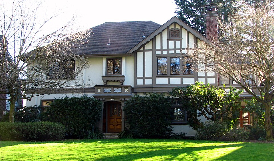 Photograph of Louis J. Bader House and Garden