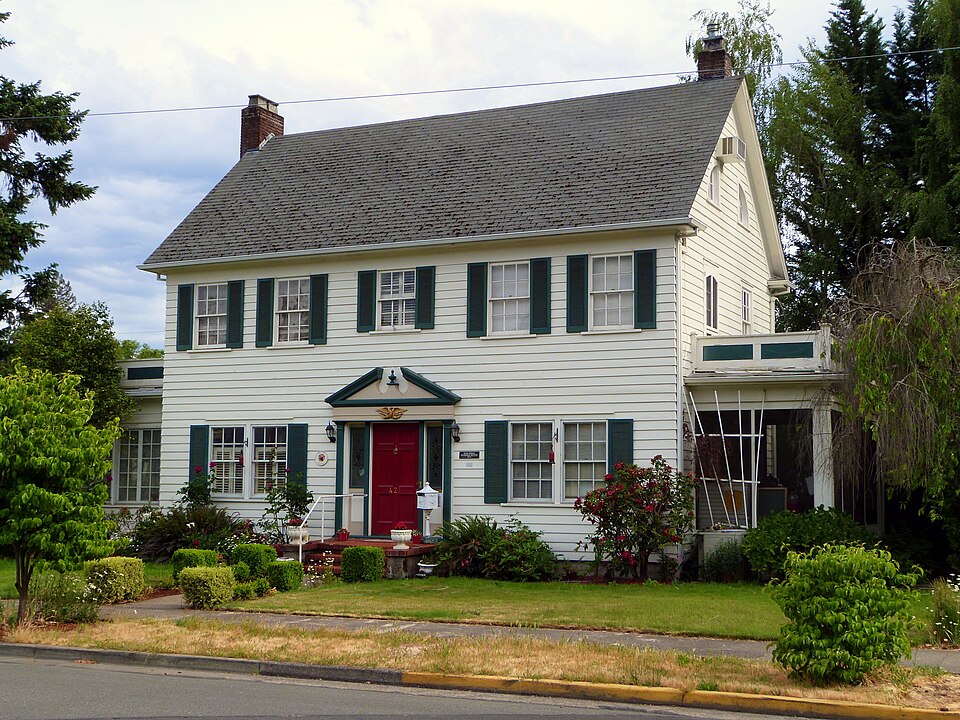Photograph of Amos E. Voorhies House