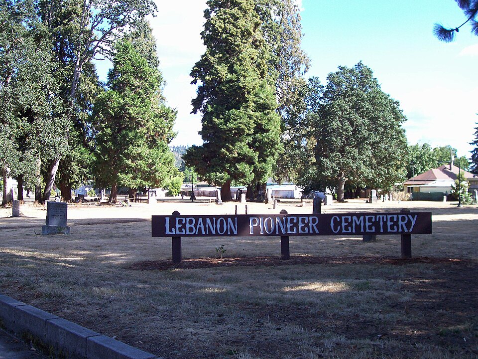 Photograph of Lebanon Pioneer Cemetery