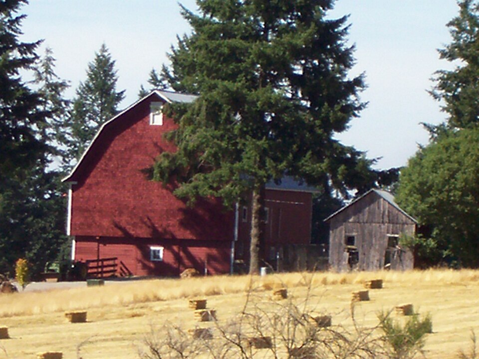 Photograph of David and Maggie Aegerter Barn
