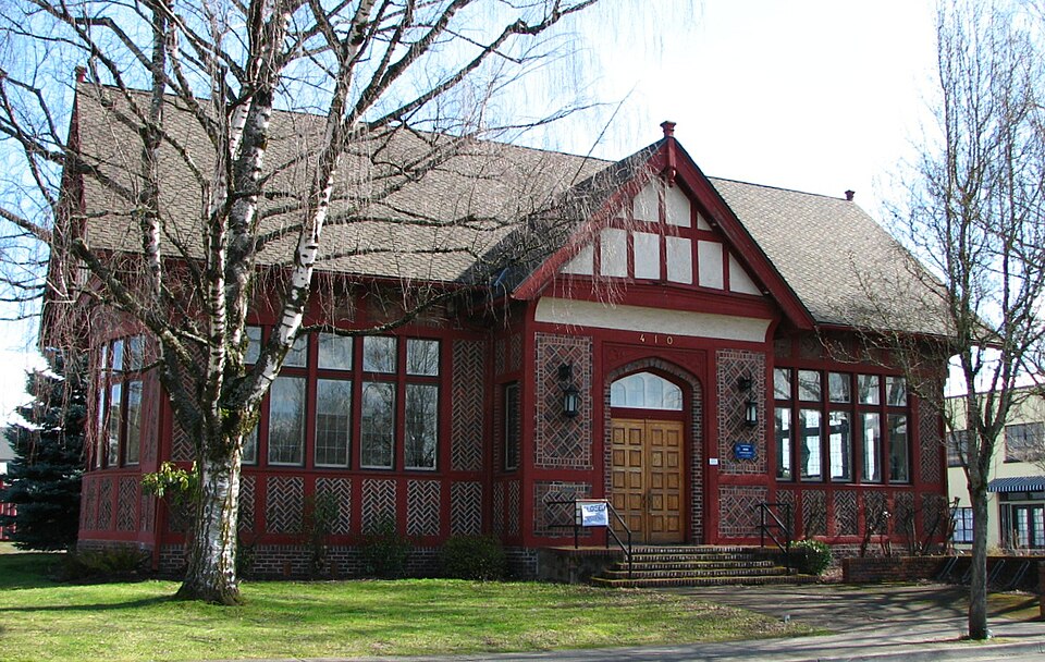 Photograph of Gresham Carnegie Library