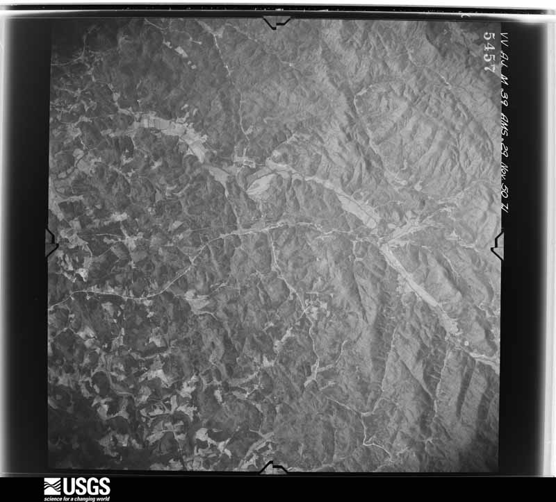 U.S. Geological Survey aerial photograph, 1950-11-29, scale 1:59000