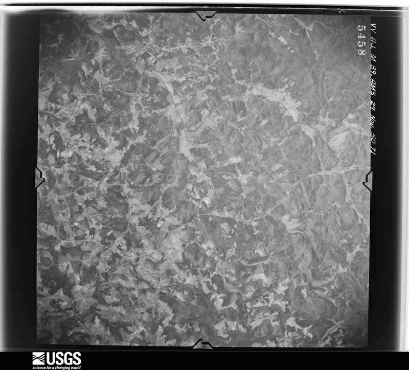 U.S. Geological Survey aerial photograph, 1950-11-29, scale 1:59000