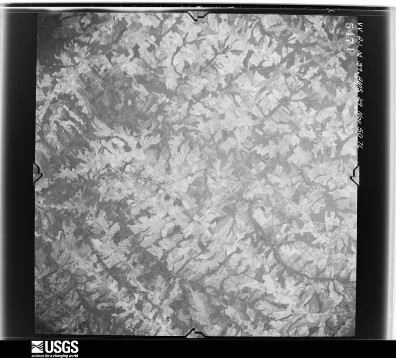 U.S. Geological Survey aerial photograph, 1950-11-29, scale 1:59000