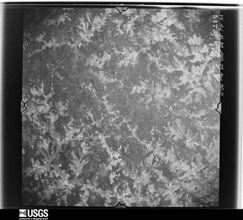 U.S. Geological Survey aerial photograph, 1950-11-29, scale 1:59000