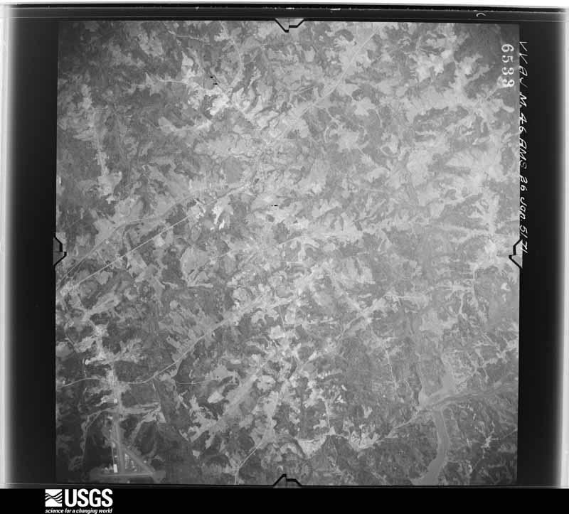 U.S. Geological Survey aerial photograph, 1951-01-26, scale 1:59000