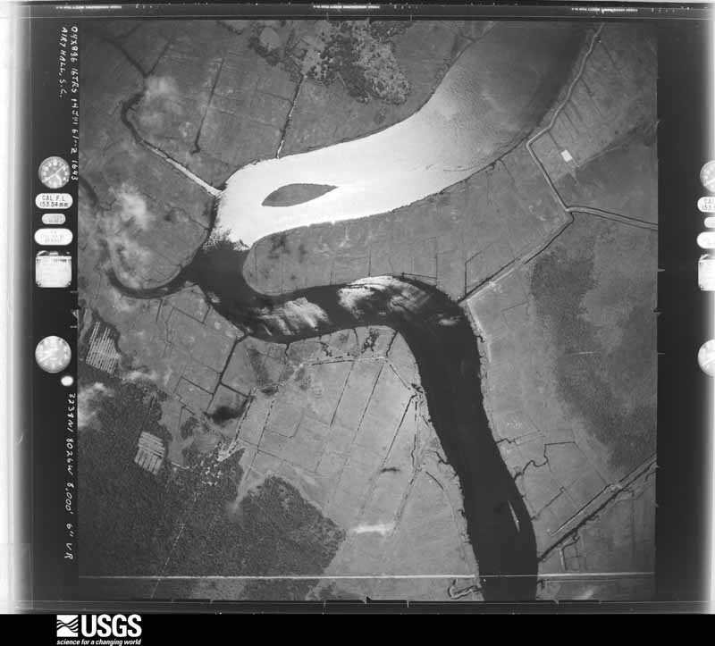 U.S. Geological Survey aerial photograph, 1961-07-14, scale 1:19634
